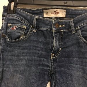 Hollister medium wash super skinny jeans